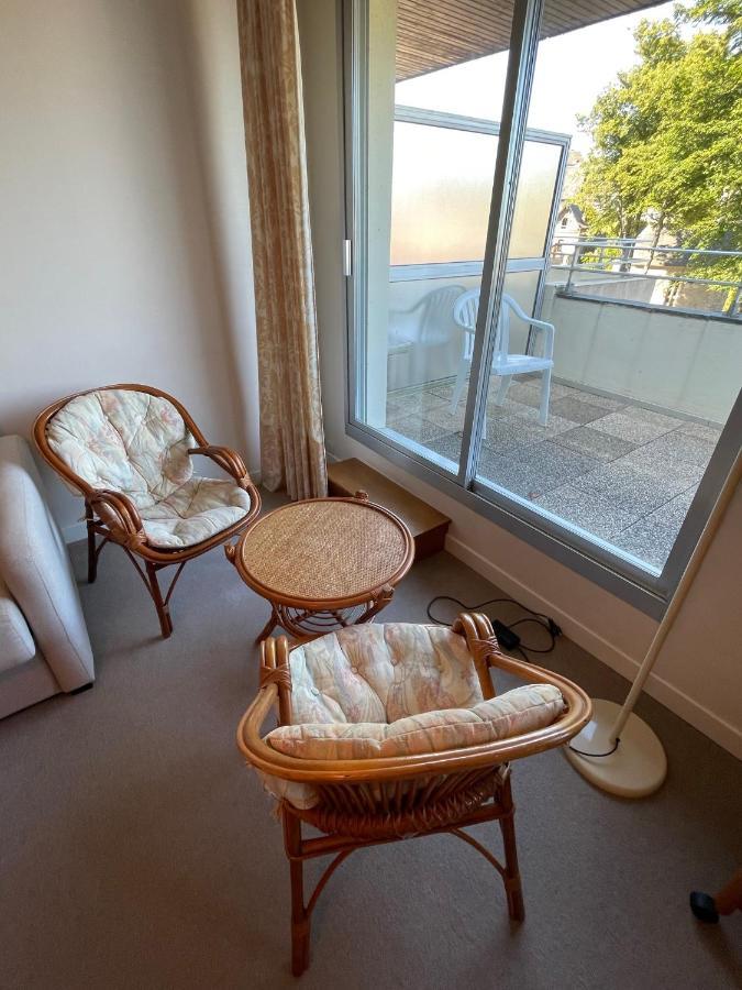 Studio Calme Avec Terrasse Vue Mer Pleneuf-Val-Andre Bagian luar foto