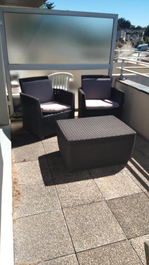 Studio Calme Avec Terrasse Vue Mer Pleneuf-Val-Andre Bagian luar foto