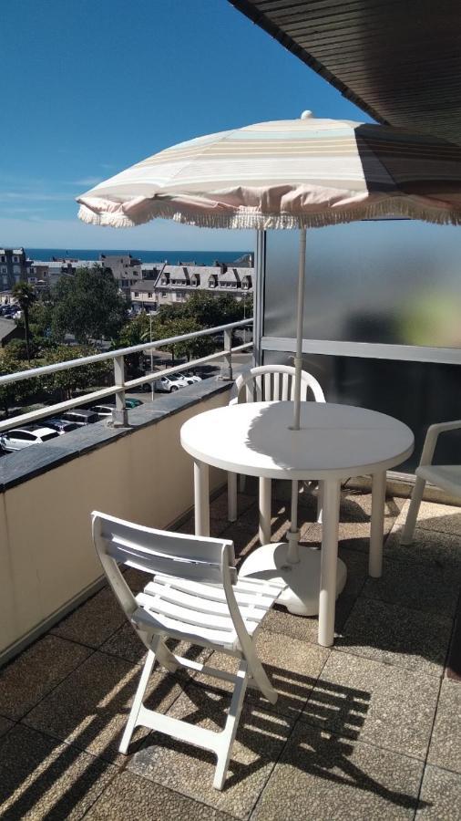 Studio Calme Avec Terrasse Vue Mer Pleneuf-Val-Andre Bagian luar foto